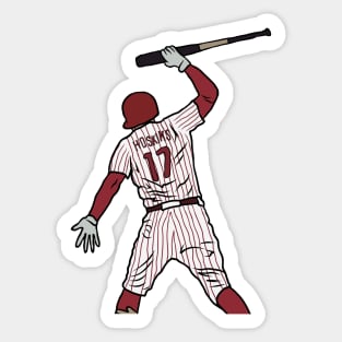 Rhys Hoskins Bat Slam Sticker